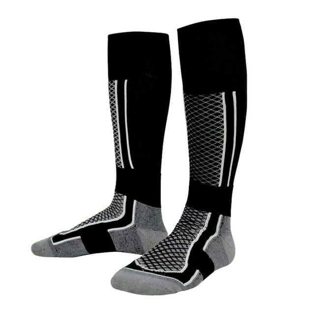 EGNMCR Hommes Femmes Qualité Randonnée Marche Bottes Longues Chaussettes Résistantes à l'Usure Chaudes Ski Ski Bas