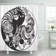 thumbnail image 1 of ABPHQTO Dragón y Tigre Yin Yang Símbolo de la Armonía Equilibrio Cortina de Ducha de Poliéster 152x180 cm ABPHQTO PKNMT60x72Shower-1916, 1 of 2