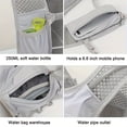 thumbnail image 3 of Hydration Backpack with Breathable Mesh and Adjustable Straps, Gray Running Vest Bag for Cycling, 3 of 11