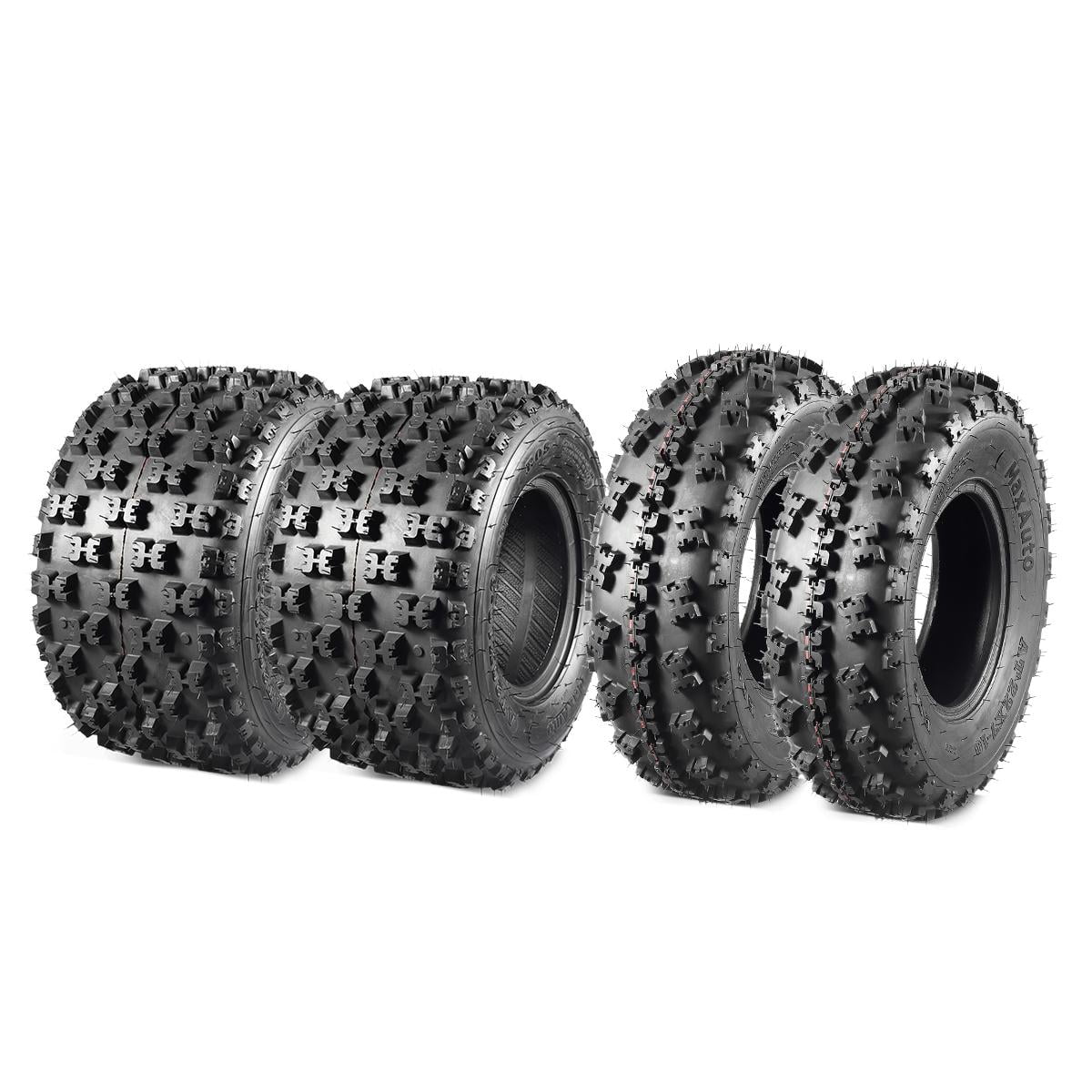 ATV Tires 22x7-10 22x7x10 Front & 22x11-9 22x11x9 Rear 4PR Set of 4 Tubeless 