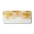 thumbnail image 1 of Pearls Computer Mouse Pad, Blurred Background Dark Color Classy Christmas Design Artwork Print, Rectangle Non-Slip Rubber Mousepad X-Large, 35" x 15" Gaming Size, Pale Brown White, by Ambesonne, 1 of 2
