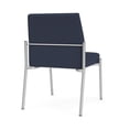 thumbnail image 4 of Pemberly Row Reception Waiting Room Armless Guest Chair / Silver Steel / Blue, 4 of 5