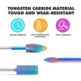 thumbnail image 2 of Juego de brocas para uñas 10 en 1, kit de taladro eléctrico para uñas, limas de carburo de tungsteno de 3/32", juego de manicura y pedicura para uso en salón doméstico, 2 of 5