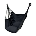 thumbnail image 2 of YingYouFu Hanging Hammock Chair with Rope, Macrame Cotton Swing Seat for Outdoor Patio Deck Porch, Indoor Bedroom Balcony Relaxing Swing Chair, 2 of 6