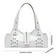 thumbnail image 2 of Bolso Embrague La Parte Superior Del Hombro Pu Cuero para Mujeres Rivet Punk Hobo Por Compra Viajes, 2 of 9