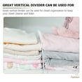 thumbnail image 3 of WRITWAA Closet Shelf Divider White Iron Material for Home Organization and Storage, 3 of 8