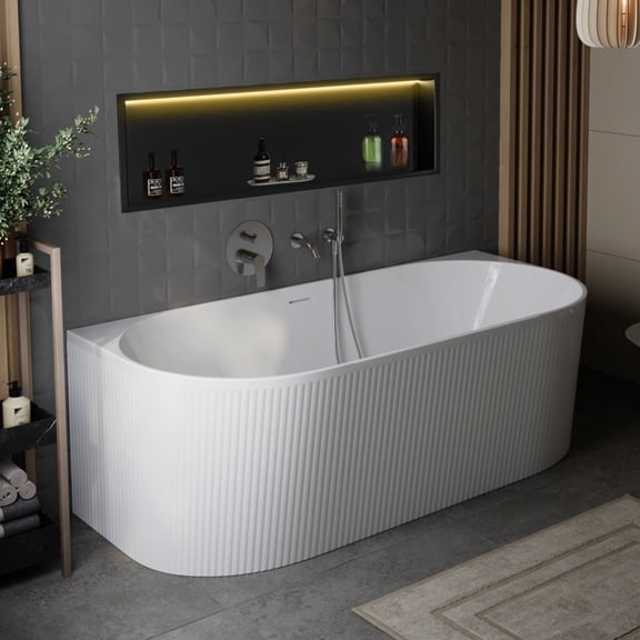 Led Shower Niche 36.6" X 12" Matte Black 304 Stainless Steel with Lighting Waterproof No Tile Needed Shower Niches for Bathroom Storage Recessed Wall Niche Shower Led Driver Included