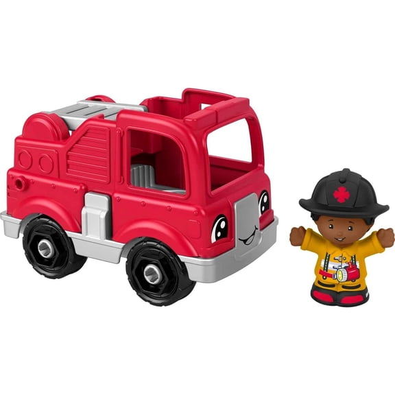 Fisher-Price Little People Fire Truck Toy & Figure Set for Toddlers