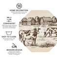 thumbnail image 4 of Balery 4 Pcs Cows On The Farmleather Coasters Set, Drink Table Cup Coasters For Living Room Kitchen Coffee Decor, 4 of 9