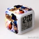thumbnail image 2 of Reloj despertador con luz LED de 8 x 8 x 8 cm con diseño de Sonic the Hedgehog, Sonic the Sonic Boy, creativo, para estudiantes, con pantalla de hora, semana y mes, 2 of 4