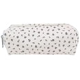 thumbnail image 2 of Bow Decor Canvas Pencil Pouch, Large Capacity Zipper Pen Case, Multipurpose Storage Bag for study Office Workers, 2 of 9