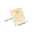 thumbnail image 2 of RENACLIPY 6Pcs Bass Guitar Neck Wooden Shims Practical Beige Neck Spacer Accessories, 2 of 8