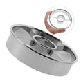 thumbnail image 4 of HERFIER Reusable Round Doughnut Cutters Cake Decorating Mould Stainless Steel Baking Molds 3.85x3.85x0.94in, 4 of 8