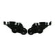 thumbnail image 1 of 1 Pair Left Right Front Bumper Brackets Support 57010745AF 57010744AE for 300C 2011-2020, 1 of 5