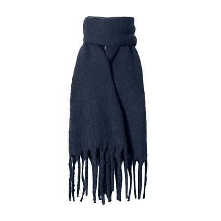 

Dadaria Blanket Scarf Women Shawl Cashmere Autumn Plaid Lattice Wool Scarves Scarf Sky Blue One Size Women