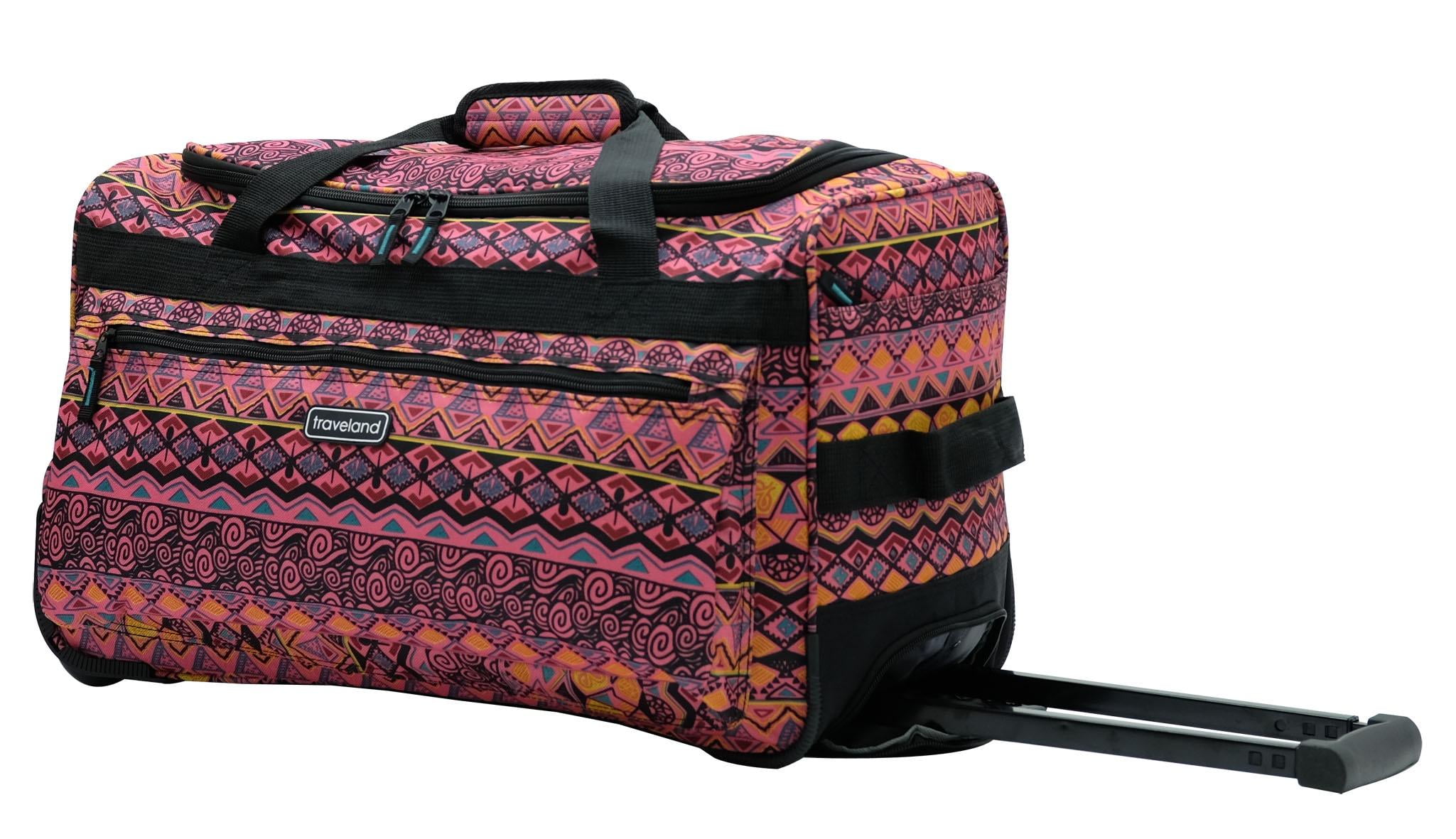 26" MULTI-POCKETS ROLLING DUFFEL BAG-GEOMETRY