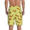 thumbnail image 6 of KLL Floral Squirrel for Men's 1-Pack Shorts,Sleep Pajama Shorts for Men Soft Pj Shorts Men's Pajama Bottoms Sleepwear -4X-Large, 6 of 7