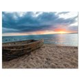 thumbnail image 2 of Design Art - Rusty Row Boat on Sand at Sunset, 2 of 3