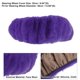 thumbnail image 3 of 3uds Suave Imitación Lana Volante Cubierta Auto Universal 15 Pulgadas Violeta, 3 of 6