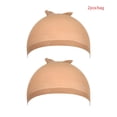 thumbnail image 1 of Ruiboury Bonnet Perruque Élastique Bas Nylon Résille Filet à Cheveux à la Mode Maille Imperméable pour Cheveux Filles Femmes Accessoires de Modelage Couleur Peau, 1 of 6