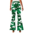 thumbnail image 3 of Fleece Lined Leggings Girls 14-16 Winter Warm Camo Flared Pants High Waisted Bell Bottom Thermal Pants, 7 Y, 3 of 6