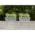 thumbnail image 4 of Veradek Pure Series Window Box 25" Planter 2 Pack Grey, 4 of 7