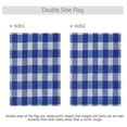 thumbnail image 4 of Birthday Party Garden Flags Outdoor Patio Decoration Flags 28x40in Deep Blue Checkered, 4 of 6