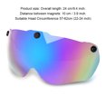 thumbnail image 3 of Soidarity Gafas de casco Instalación práctica A prueba de viento Artesanía exquisita Suministros de ciclismo Pieza reemplazada Lente multicolor a prueba Ciclismo Vistoso Soidarity  OD027539-01, 3 of 6