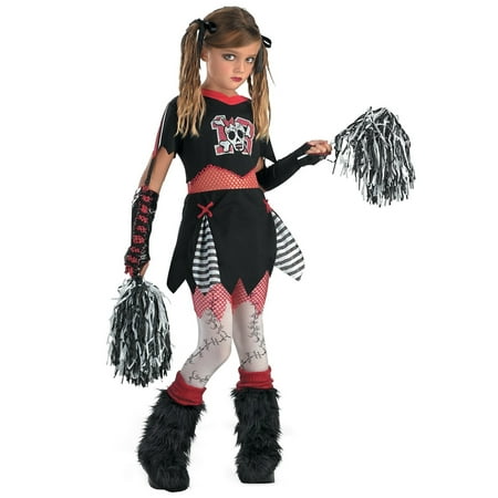 Girl's Cheerless Leader Halloween Costume