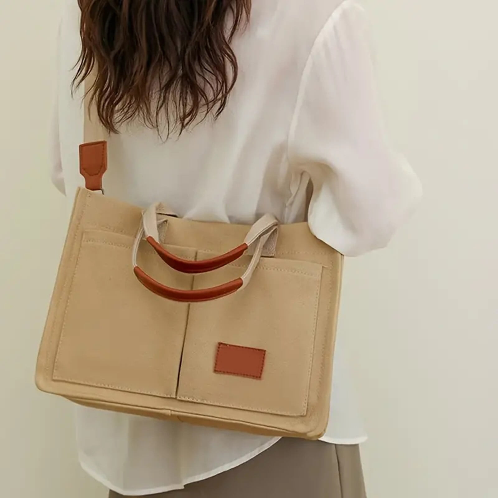 Tote Bag for Women Large Canvas Women's Purse Crossbody Bags Work Laptop Book Bag Shoulder Satchels Handbags