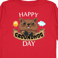 thumbnail image 4 of Inktastic Happy Groundhog Day- Cute Boys or Girls Long Sleeve Toddler T-Shirt, 4 of 5