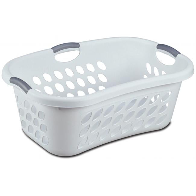 White Hip Holder Laundry Basket