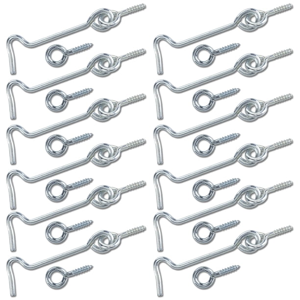 12-Pack Wire Lock Pins – 1/4 X 2-2/5 Heavy Duty Zinc-Plated Round Arch Coupler Pins For Trailer Hitch, Towing & Wagons