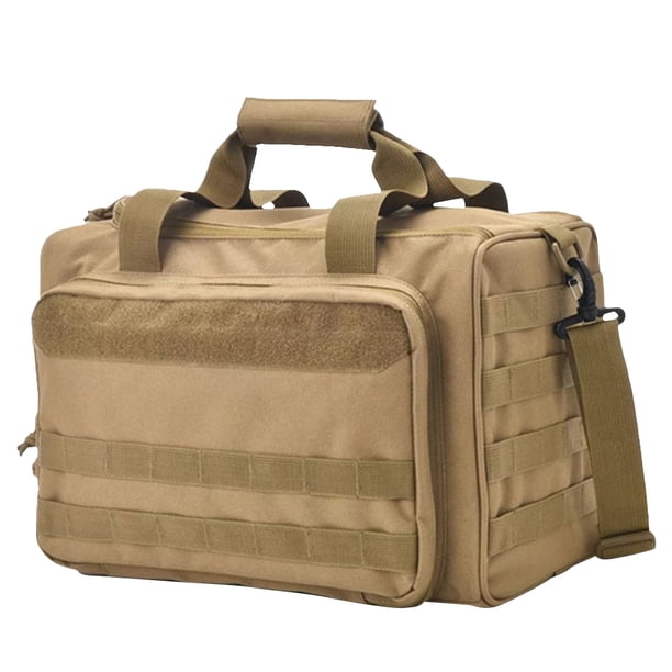 Hunting Range Bag Molle Oxford Magazine Pouch Outdoor Gun Estuche para pistola (caqui) Tmvgtek Para Estrenar