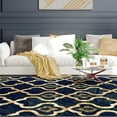 thumbnail image 5 of Superior Brighton Geometric Indoor Area Rug, Blue, 5' x 8', 5 of 6