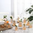thumbnail image 3 of Glass Bud Vases Set of 36, Amber Small Vases for Centerpieces, Small Glass Vase for Flowers, Vintage Bud Vase in Bulk for Wedding, Party, Events, Reception, Home Decor, 3 of 6