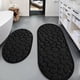 thumbnail image 5 of Set de esterillas de baño de espuma viscoelástica, alfombras antideslizantes súper absorbentes para ducha y bañera, 5 of 7