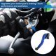 thumbnail image 3 of Palancas de freno y embrague cortas y largas para Kawasaki NINJA650R 09-16, palanca de freno ajustable de motocicleta, aleación de aluminio, mango azul con extremo negro, 3 of 6