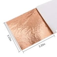 thumbnail image 2 of rose gold leaf sheets, 100 pc rose gold gilding foil for art nail decoration, painting, ceiling, arts crafts, furniture, accessories, 2 of 6