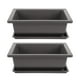 thumbnail image 1 of KAKOWELY 2 juegos de macetas de plástico para jardín, bonsái con platillos, 1 of 4