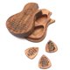 thumbnail image 1 of Accesorios de guitarra Púa de guitarra de madera Caja y púas de guitarra de madera Púa de guitarra C Abanopi Caja de selección, 1 of 7