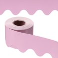 thumbnail image 1 of Borde para Tablero de Anuncios Uxcell, 65.5 Pies de Decoración para Póster de Pizarra de Corcho, Bordes Escallopados para Decoración de Pared en Aula, Oficina, Taquilla, Rosa Claro, 1 of 7