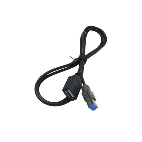 Scienceny Adaptador de Cable de transmisión USB de 4 pines, línea de conversión de Audio, fácil instalación, reemplazo de Cables de Vehículos, repuestos y accesorios Mis