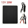 thumbnail image 4 of de Batería de Panel Solar de Energía Portátil de 12 Voltios Y 20 Vatios con Pinza de, 4 of 9
