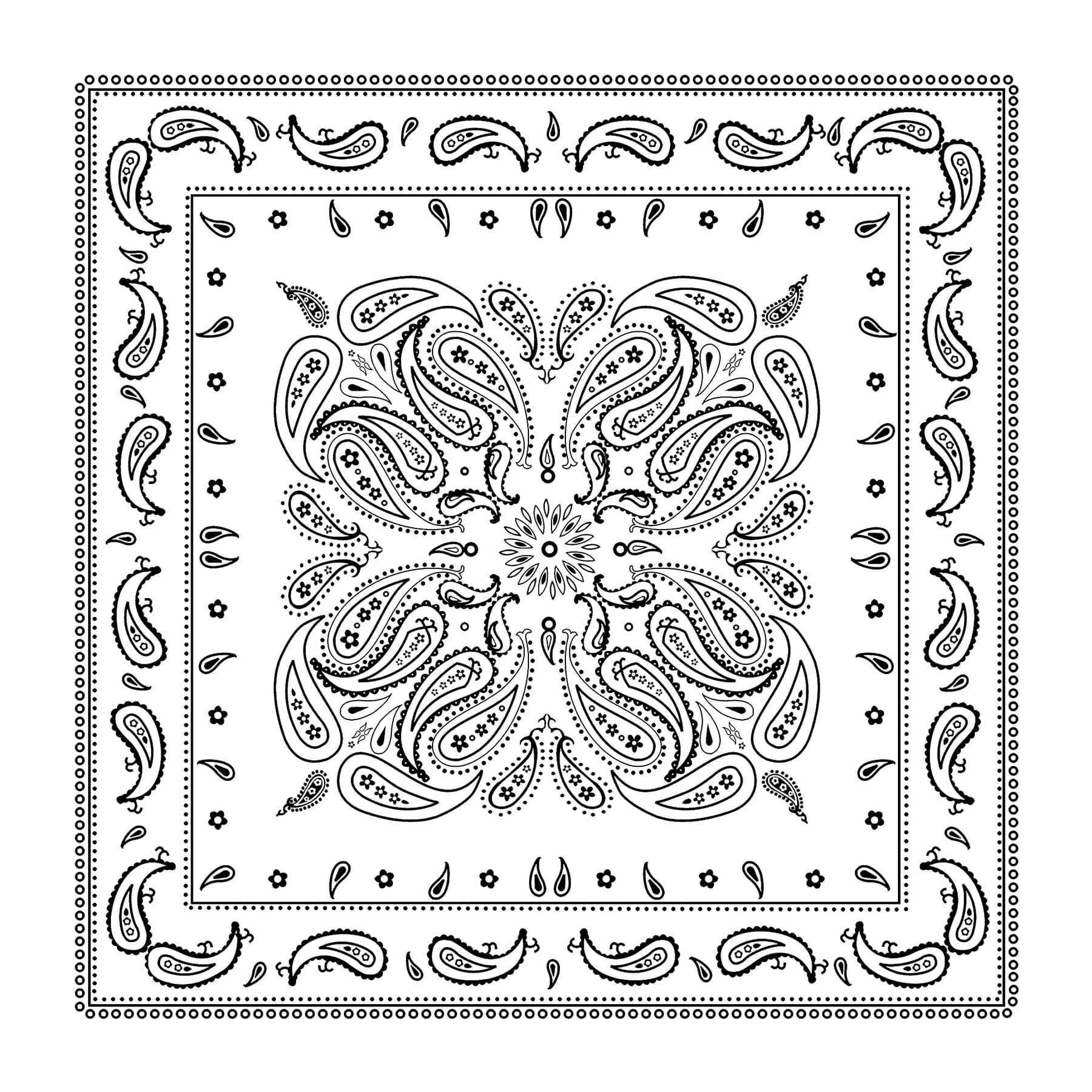 MICHAELS Bulk 12 Pack Paisley Bandana by Make Market®