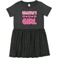 thumbnail image 3 of Inktastic Granna Girl Granddaughter Girls Toddler Dress, 3 of 5