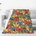 thumbnail image 3 of Book Lovers Blanket Gift Book Reading Librarian Gifts Throw Blanket 60"x80" Book Club Gifts for Reading Lover Bookish Book Lover Sofa Couch Living Room Bed Camping Travel Graduation Blanket Gift, 3 of 6