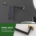 thumbnail image 4 of 10 Pieces Bathroom Hardware Set Stainless Steel Wall Mount Bathroom Accessory Towel Bar Set, 4 of 8