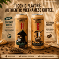 thumbnail image 2 of Pocas Vietnamese Coffee Drink, Ready to Drink, Iced Milk Coffee and Coconut Coffee, Non-GMO, Gluten Free, 16.5 fl oz x 12 pk (Iced Milk Coffee), 2 of 5