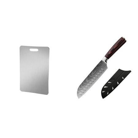 

Zhiui Petrified Fish Knife Stainless Steel And Cutting Board For Home Kitchen Use With Extra Thickness For Rolling Dough And Chopping Vegetables. Fishing Fillet Knife